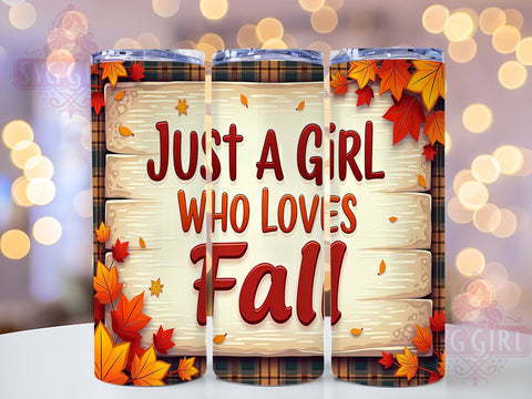 Fall Tumbler, Autumn Decor, 20oz Tumbler, Sublimation Design, Gifts for Her, Pumpkin Spice, PNG File, Seasonal Gifts Sublimation SvggirlplusArt 