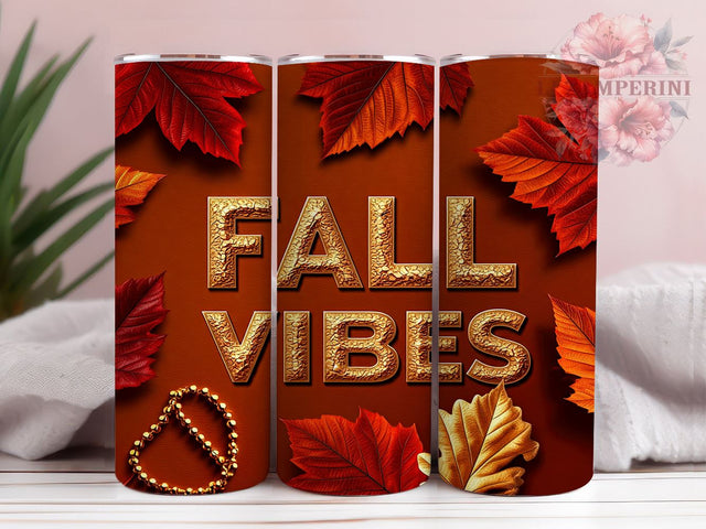 Fall Tumbler, Autumn Leaves, Sublimation Wrap, Fall Decor, 20oz Tumbler, Seasonal Drinkware, Thanksgiving Gift Sublimation Li Zamperini 