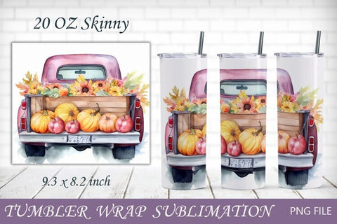 Fall tumbler wrap bundle, Thanksgiving sublimation Sublimation AnastasiyaArtDesign 