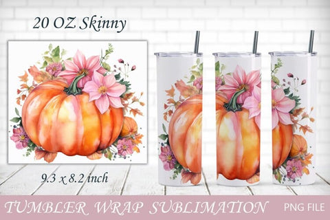 Fall tumbler wrap bundle, Thanksgiving sublimation Sublimation AnastasiyaArtDesign 