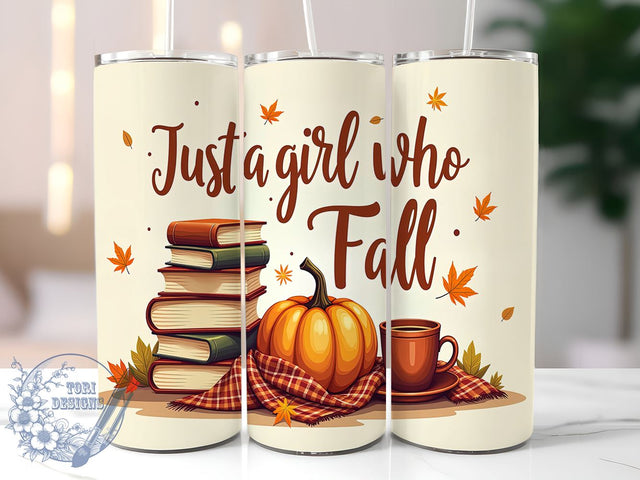 Fall Tumbler Wrap, Pumpkin Spice Latte Design, 20oz Sublimation Tumbler, Autumn Decor, Cozy Drinkware, Fall Lover Gift, Harvest Season Tumbler, Seasonal Coffee Mug Sublimation ToriDesigns 