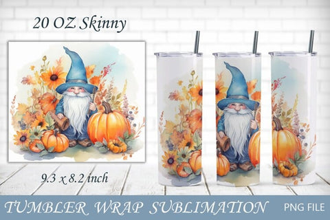 Fall tumbler wrap set, Autumn sublimation, 20 oz skinny Sublimation AnastasiyaArtDesign 