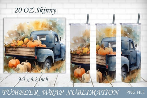 Fall tumbler wrap set, Thanksgiving, Autumn sublimation Sublimation AnastasiyaArtDesign 
