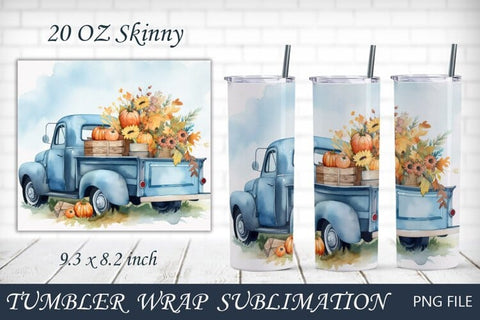 Fall tumbler wrap set, Thanksgiving, Autumn sublimation Sublimation AnastasiyaArtDesign 