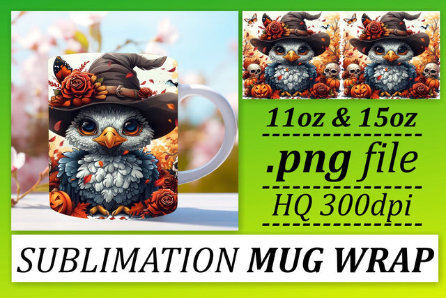 Fall Turkey Design Mug Wrap for 11oz/15oz Sublimation Sublimation afrosvg 