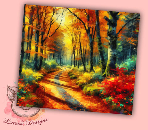 Fall Vibes 20 oz Skinny Tumbler Sublimation Design, Straight & Tapered Tumbler Png, Autumn Fall Tumbler Png, Digital Download PNG Sublimation Lara' s Designs 