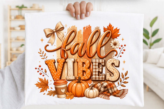 Fall Vibes, Fall Pumpkin Coquette Png. Sublimation SVGArt 
