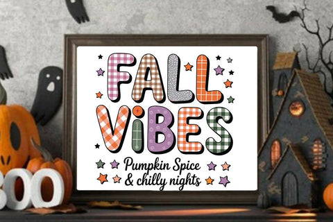 Fall Vibes Pumpkin Spice & Chilly Nights SVG Angelina750 