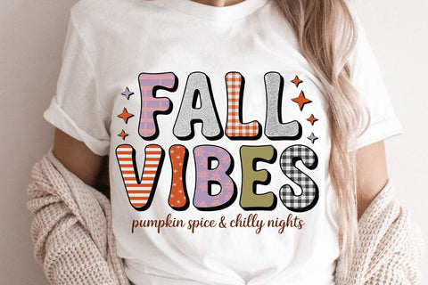 Fall Vibes Pumpkin Spice & Chilly Nights SVG Angelina750 