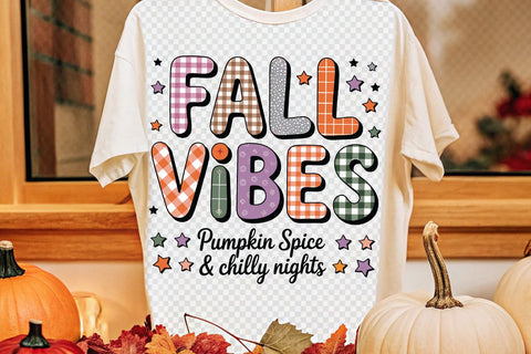Fall Vibes Pumpkin Spice & Chilly Nights SVG Angelina750 