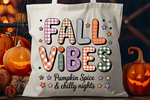 Fall Vibes Pumpkin Spice & Chilly Nights SVG Angelina750 