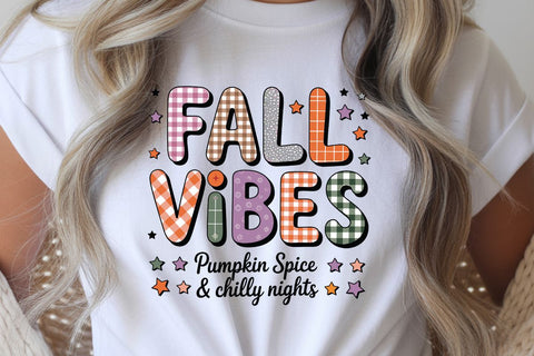 Fall Vibes Pumpkin Spice & Chilly Nights SVG Angelina750 