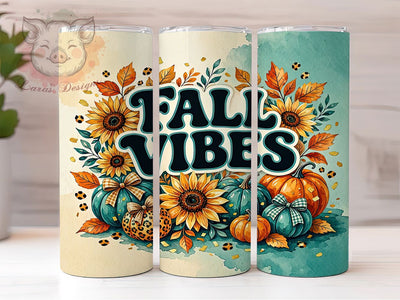 Fall Vibes Pumpkins 20oz Tumbler, Fall Pumpkins, Pumpkin Patch, Autumn Design, Cozy Vibes, Rustic Charm, 20oz Wrap, Sublimation Tumbler Sublimation Lara' s Designs 