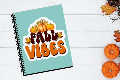 Fall vibes Stickers Design Sublimation Regulrcrative 