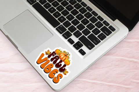 Fall vibes Stickers Design Sublimation Regulrcrative 