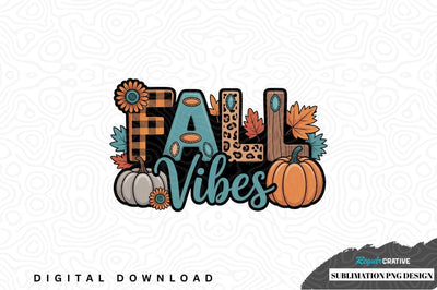 Fall vibes sublimation png design Sublimation Regulrcrative 