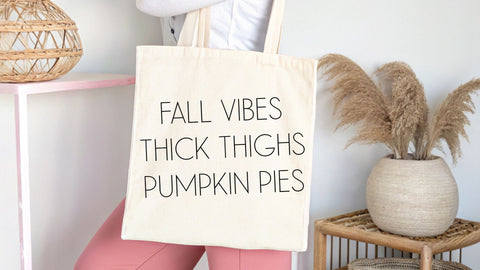 Fall Vibes Thick Thighs Pumpkin Pies SVG, Funny Fall Shirt SVG, Autumn Cut File SVG So Fontsy VIP Design Shop 