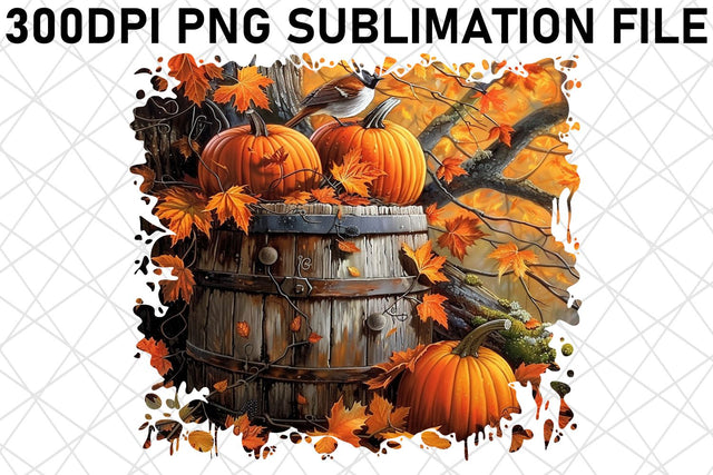Fall Watercolor Print Sublimation Design for PNG Sublimation afrosvg 
