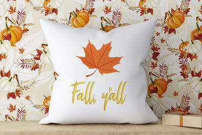Fall Y'all Embroidery Embroidery/Applique DESIGNS Designed by Geeks 