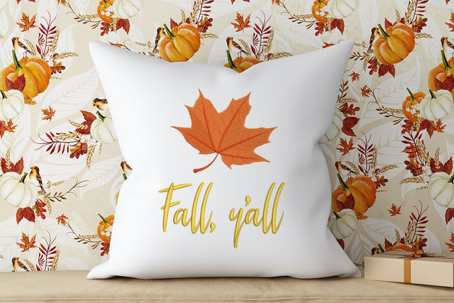Fall Y'all Embroidery Embroidery/Applique DESIGNS Designed by Geeks 