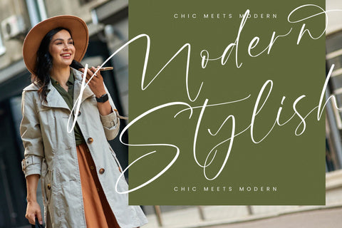 Fallesta Signatera - Modern Script Font Font Letterena Studios 