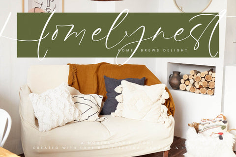 Fallesta Signatera - Modern Script Font Font Letterena Studios 