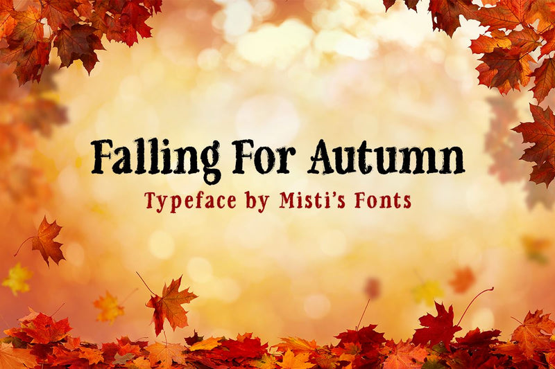 Falling For Autumn Font Misti's Fonts 
