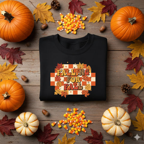 Falling for Fall PNG, Autumn Quote PNG, Fall Sublimation Design, Cozy Autumn Clipart, Pumpkin Spice PNG for Shirts, Mugs, Crafts, Autumn Png SVG TiffsCraftyCreations 