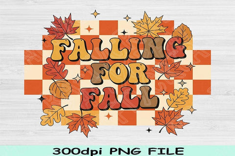 Falling for Fall PNG, Autumn Quote PNG, Fall Sublimation Design, Cozy Autumn Clipart, Pumpkin Spice PNG for Shirts, Mugs, Crafts, Autumn Png SVG TiffsCraftyCreations 