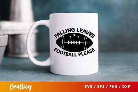 Falling leaves football please SVG Design SVG Designangry 