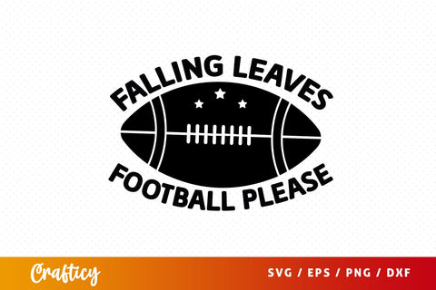 Falling leaves football please SVG Design SVG Designangry 
