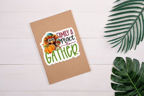Family a place to Sticker Design Sublimation Regulrcrative 