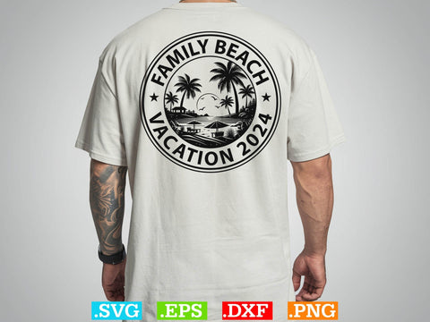Family Beach Vacation 2024 Shirt, Beaches Love Me Svg, Family Vacation Svg SVG Creativeart88 
