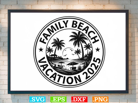 Family Beach Vacation 2025 Shirt, Beaches Love Me Svg, Family Vacation Svg SVG Creativeart88 