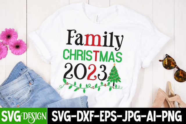 Family Christmas 2023 SVG Design SVG BlackCatsMedia 