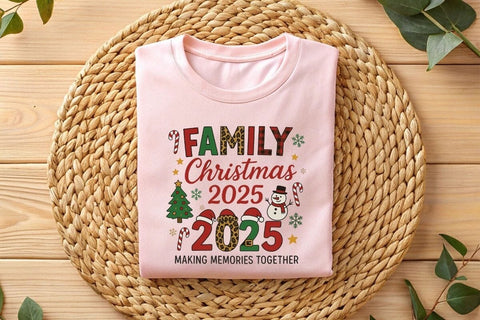 Family Christmas 2025 Making Memories Design, Family Christmas 2025 Cute Holiday Sublimation, Family Christmas 2025 Plaid Santa Hat Clipart, Family Christmas 2025 Retro Holiday PNG Sublimation Debashish Barman 