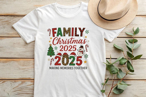 Family Christmas 2025 Making Memories Design, Family Christmas 2025 Cute Holiday Sublimation, Family Christmas 2025 Plaid Santa Hat Clipart, Family Christmas 2025 Retro Holiday PNG Sublimation Debashish Barman 