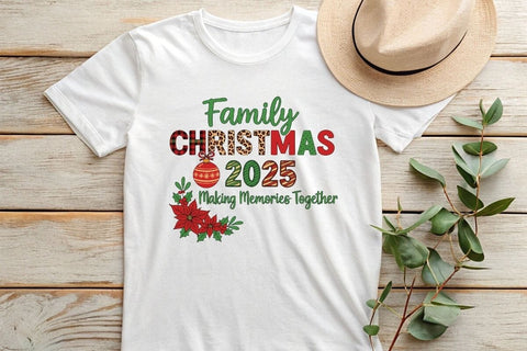Family Christmas 2025 Making Memories Design, Family Christmas 2025 Cute Holiday Sublimation, Family Christmas 2025 Plaid Santa Hat Clipart, Family Christmas 2025 Retro Holiday PNG Sublimation Debashish Barman 
