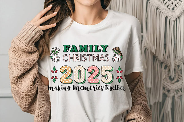 family christmas 2025 making memories together (3) SVG Angelina750 
