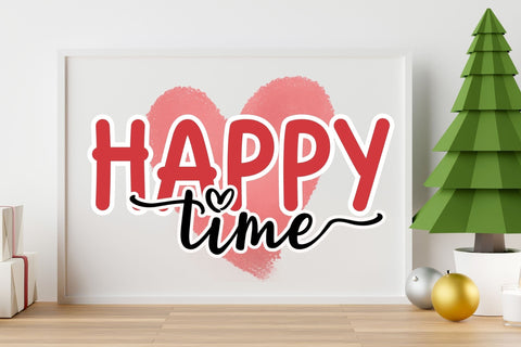 Family Christmas Font Duo Font AnningArts Design 