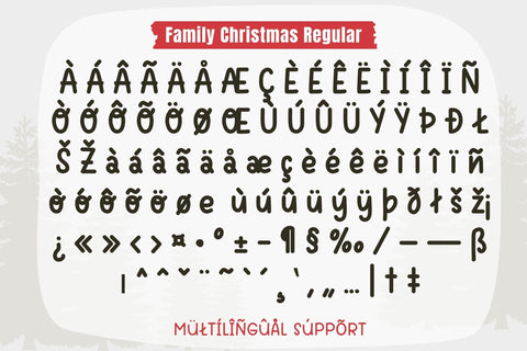 Family Christmas Font Duo Font AnningArts Design 