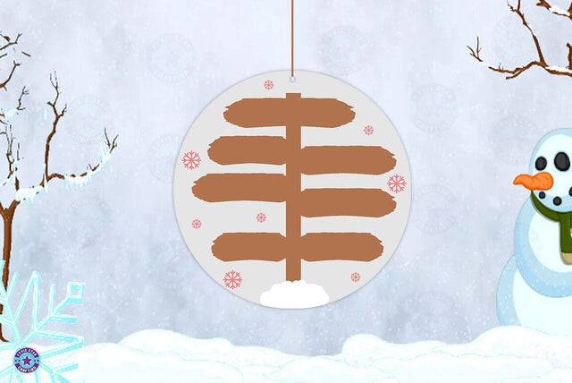 Family Christmas Ornament, Christmas Family Decoration SVG SVG FiveStarCrafting 