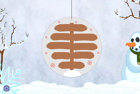 Family Christmas Ornament Set, Christmas Family Decoration SVG Bundle SVG FiveStarCrafting 