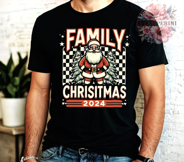 Family Christmas, Santa PNG, Christmas 2024, Digital Download, Holiday Decor, Christmas Clipart, Family Reunion, Personalized Gifts Sublimation Li Zamperini 
