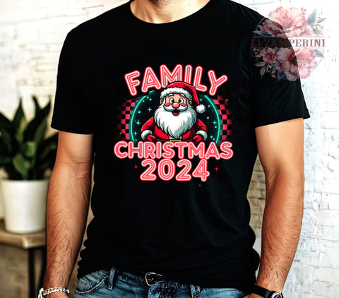 Family Christmas, Santa PNG, Christmas 2024, Digital Download, Holiday Decor, Christmas Clipart, Family Reunion, Personalized Gifts Sublimation Li Zamperini 