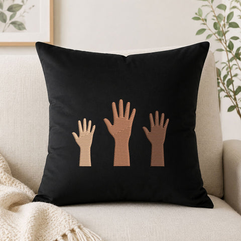 Family Hands Machine Embroidery Design – Diverse Skin Tone Hands, Unity Family Love Embroidery File Embroidery/Applique DESIGNS PatternFeed8 
