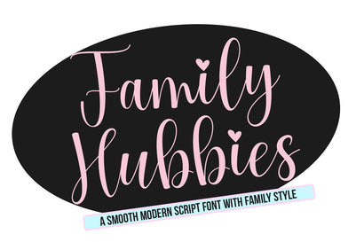 Family Hubbies Font Studio Natural Ink 