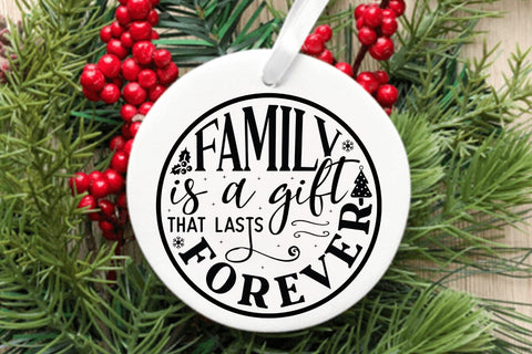 Family is a gift that lasts forever SVG Angelina750 