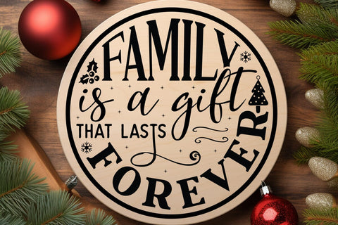 Family is a gift that lasts forever SVG Angelina750 