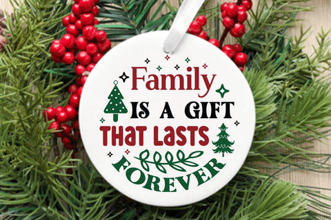Family is a gift that lasts forever SVG Angelina750 
